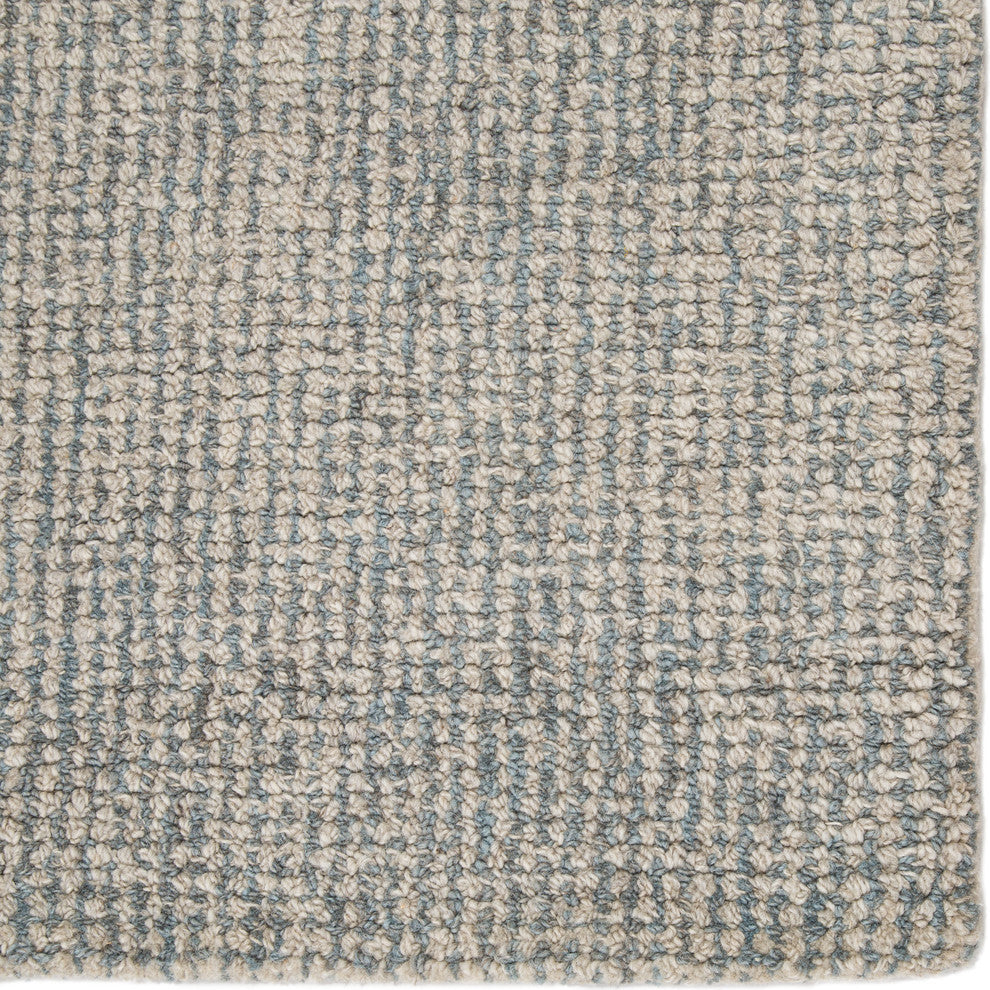 Jaipur Living Oland Handmade Solid White/Light Blue Area Rug, 8'x10'