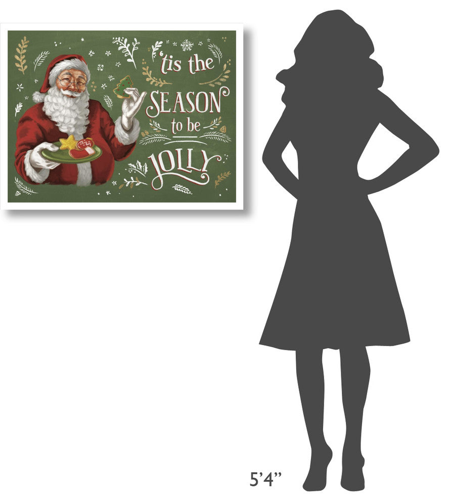 "Santas List III" Digital Paper Print by Janelle Penner, 34"x26"