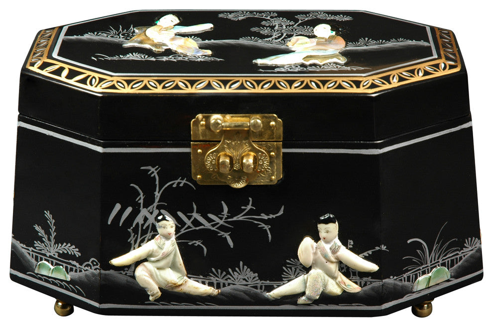 Antoinette Jewelry Box, Black