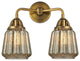 288-2W-BB-G146 Chatham 2 Light 14" Bath Vanity Light, Brushed Brass