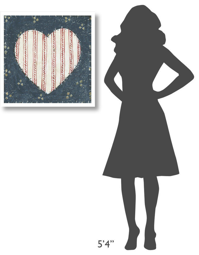 "Americana Quilt I" Digital Paper Print by David Carter Brown, 26"x26"