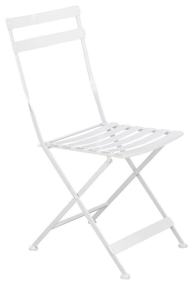 Brunsly 3-Piece Metal Bistro Set, White