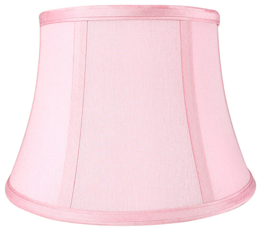 7x10x7" Faux Silk Bell Lamp Shade, Pink