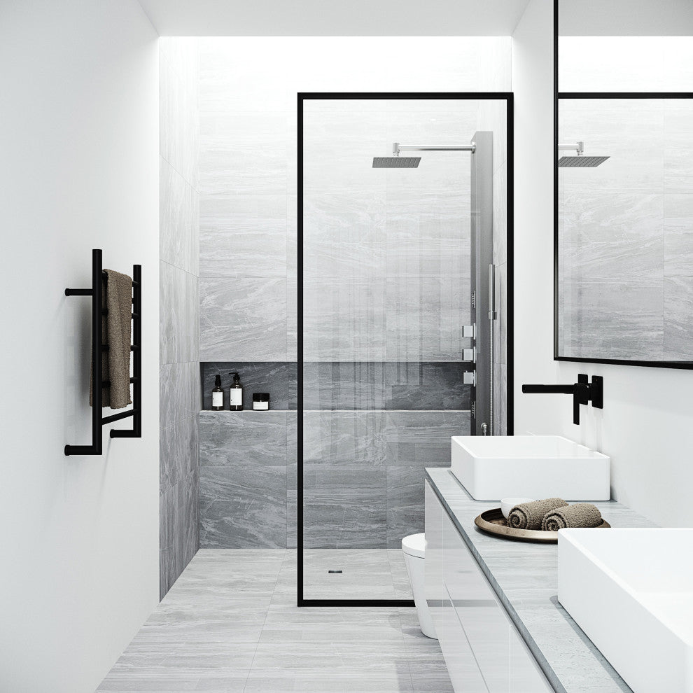 VIGO Rector 2-Jet Shower Panel with Shower Head, Stainless Steel