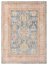 Century Reuda Area Rug, Blue, 2' x 3', Bordered