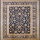 Ahgly Company Indoor Square Mid-Century Modern Area Rugs, 8' Square