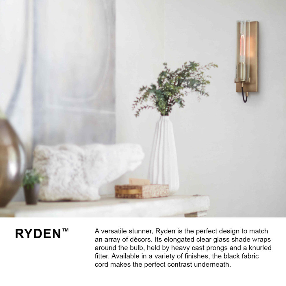 Hinkley Ryden 24" Large Vintage Industrial Outdoor Wall Sconce, Black