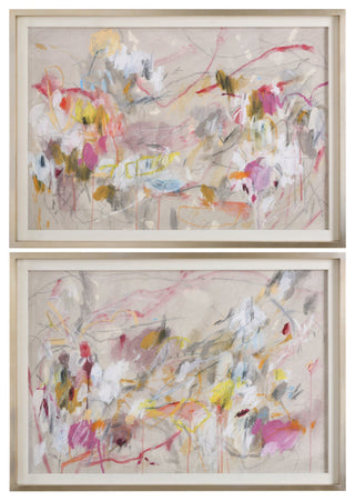 Uttermost Metropolitan Rush Abstract Prints, S/2