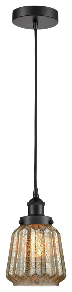 Innovations 616-1PH-BK-G146-LED 1-Light Mini Pendant, Matte Black