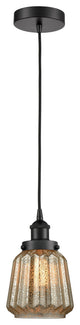 Innovations 616-1PH-BK-G146-LED 1-Light Mini Pendant, Matte Black