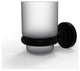 Dottingham Wall Mounted Tumbler Holder, Matte Black