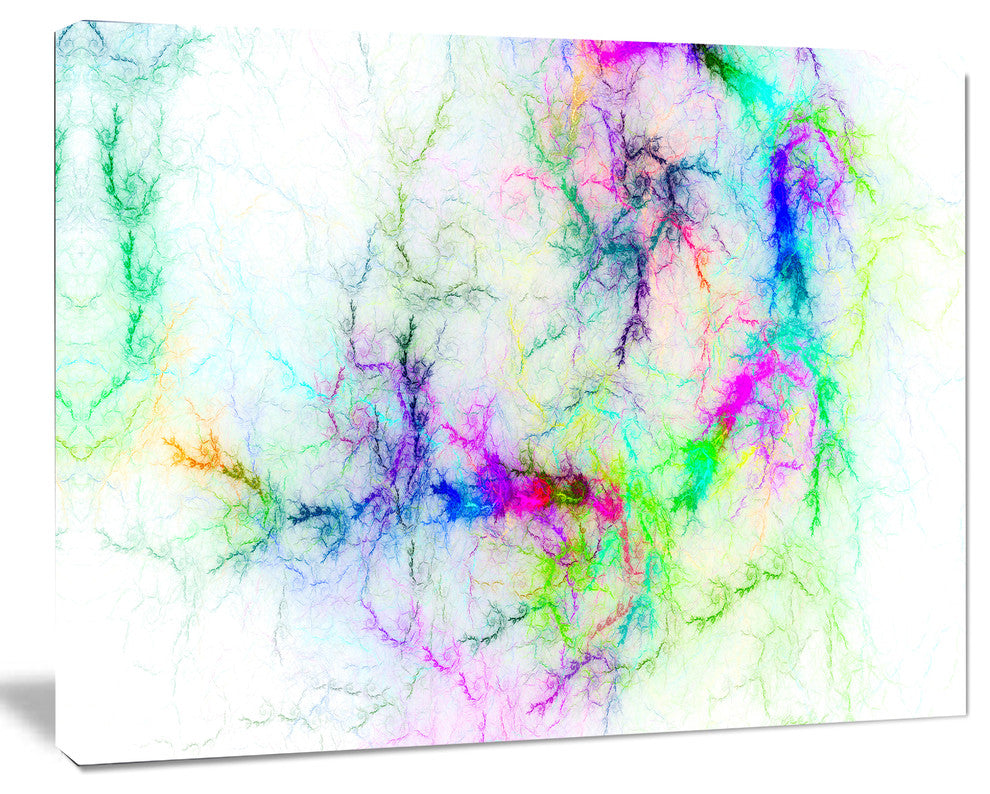 Stormy Sky Fierce Lightning, Oversized Abstract Canvas Art Print, 60x40