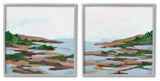 Abstract Quaint Forest Beach,12 x 12