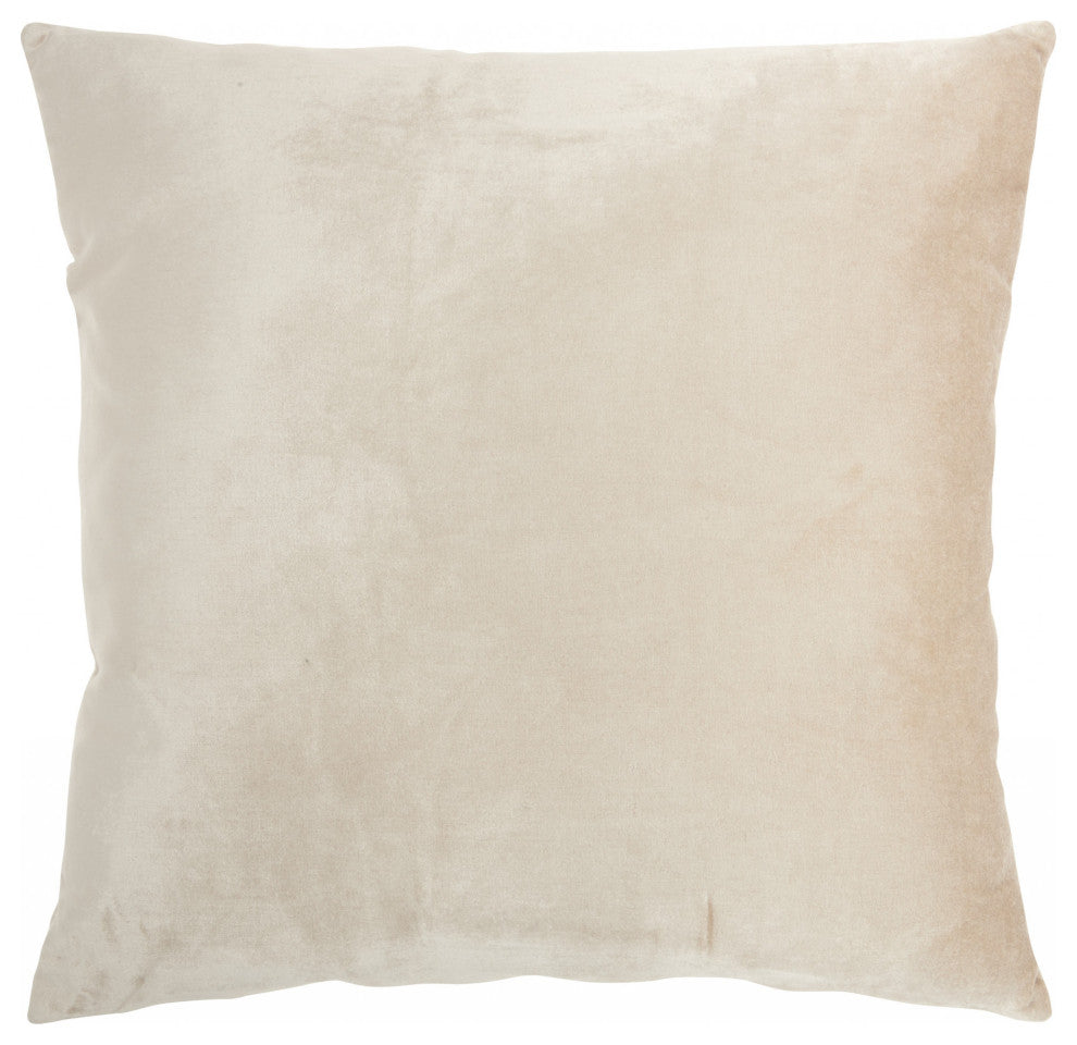 Pink Accent Throw Pillow With Rose Gold Swirl Design