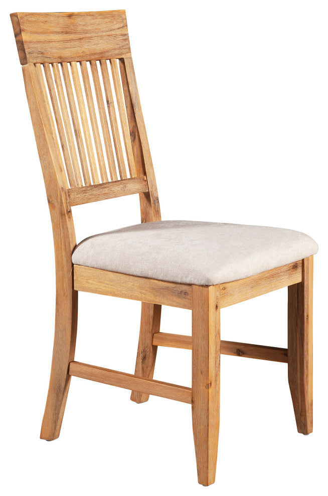 Aspen Set of 2 Side Chair, Antique Natural