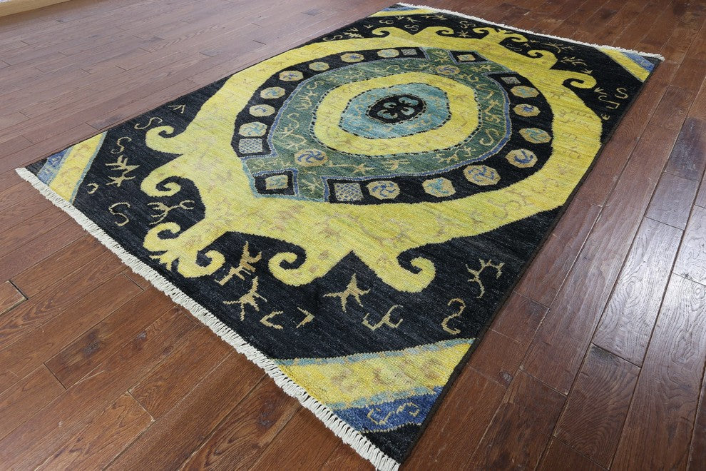 Kaitag Oriental Rug, 6x9, MC321