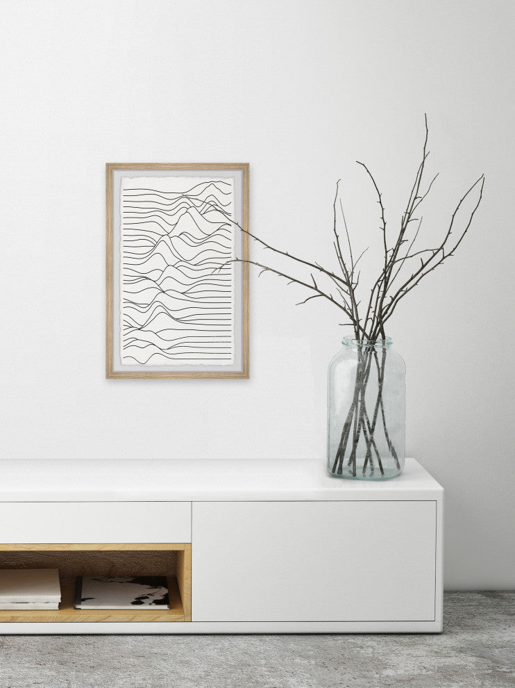 "Magnetic Anomaly" Framed Painting Print, 8x12