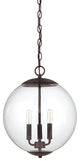 3-Light Pendant, Oil Rubbed Bronze
