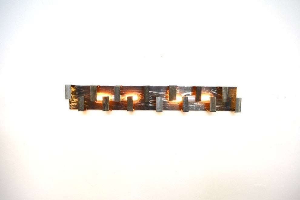 Wine Barrel Ring Vanity Light - Glasgow - Made from retired CA wine barrels