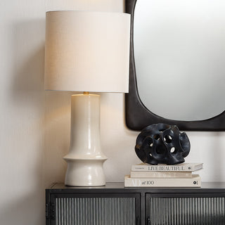 Ribbon Resin Sphere, Black