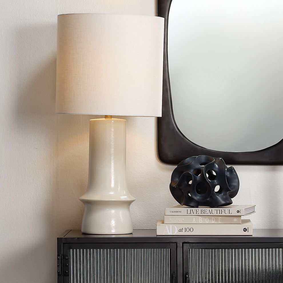 Ribbon Resin Sphere, Black