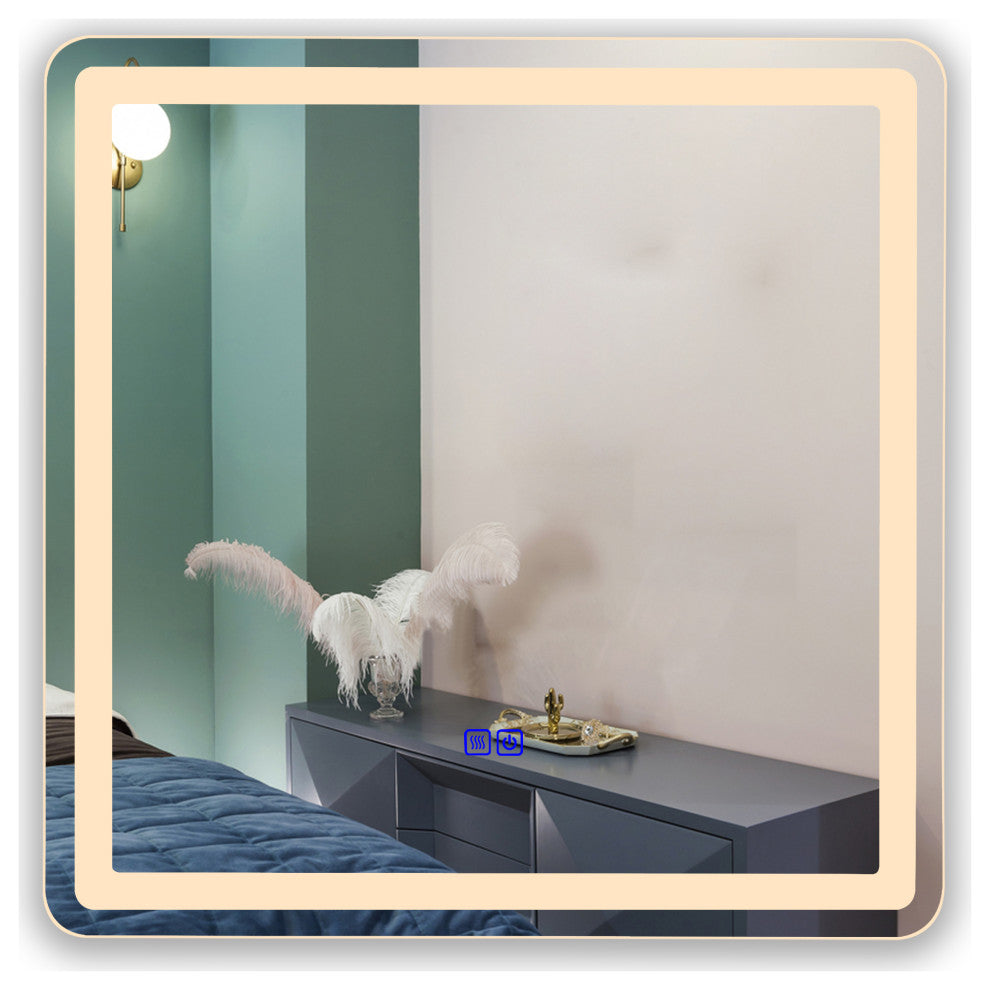 SPECULO Back Lit LED Mirror 4000K Warm White 30inches Wide