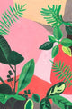 "Feuillage Fun" Painting Print on Wrapped Canvas, 40"x60"