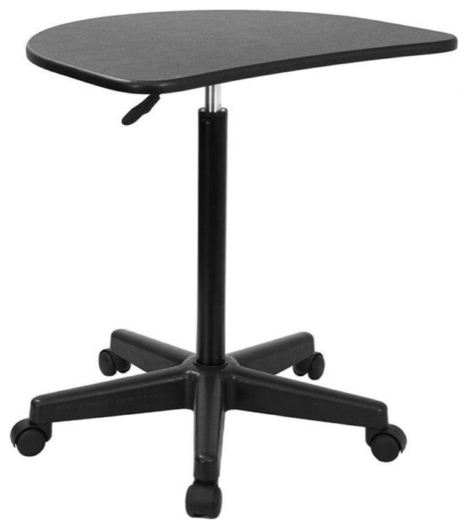 Scranton & Co Adjustable Mobile Laptop Desk in Black
