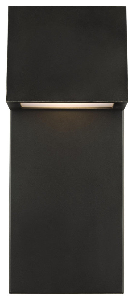 Rocha Medium LED Outdoor Wall Lantern, Antique Bronze