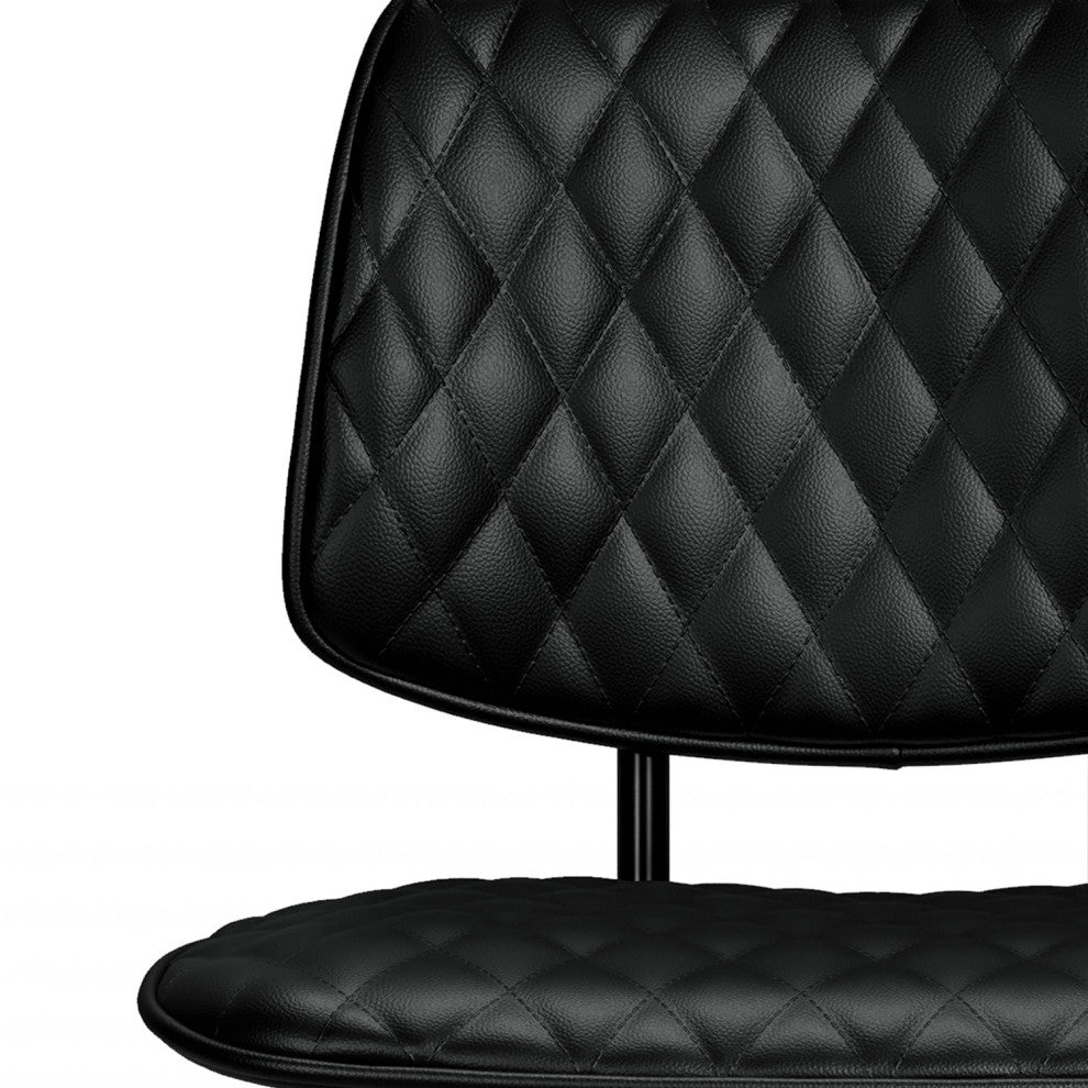 Raya Counter Height Stool, Set of 2, Black