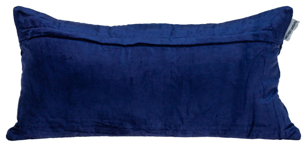 Parkland Collection Bazyli Blue Throw Pillow, Rectangle