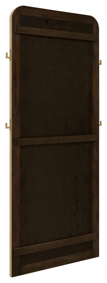 Arini Cane Weave Full Length Standing Floor Mirror Sand Wash