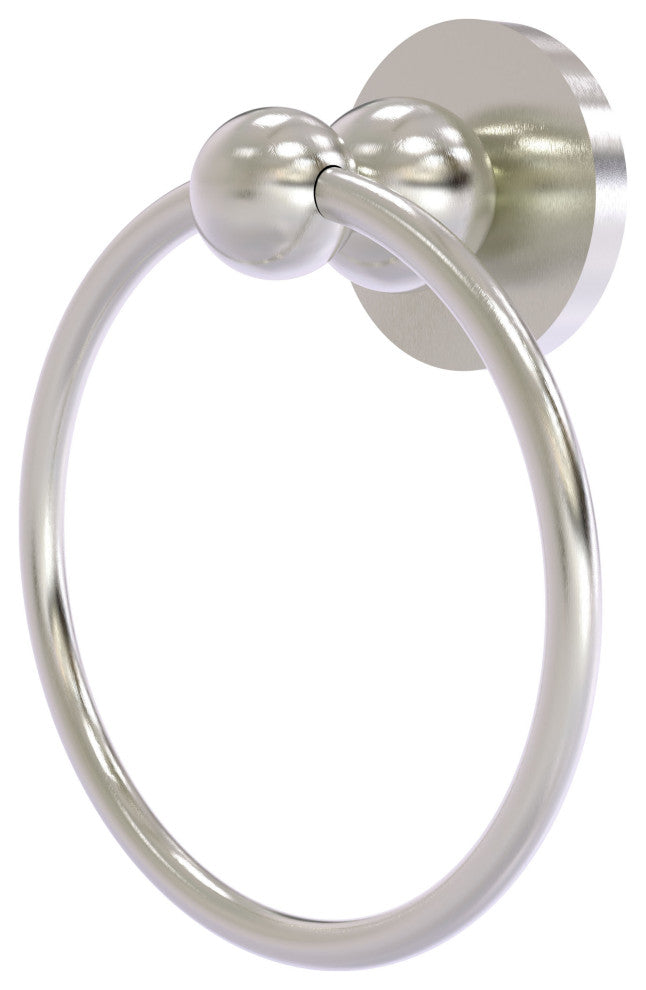 Bolero Towel Ring, Satin Nickel
