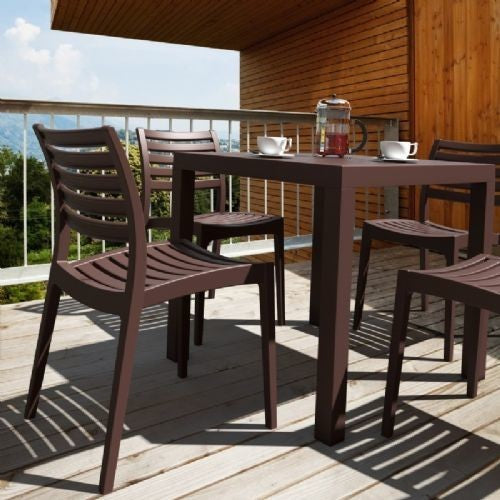 Compamia Ares Square Dining Table, Black