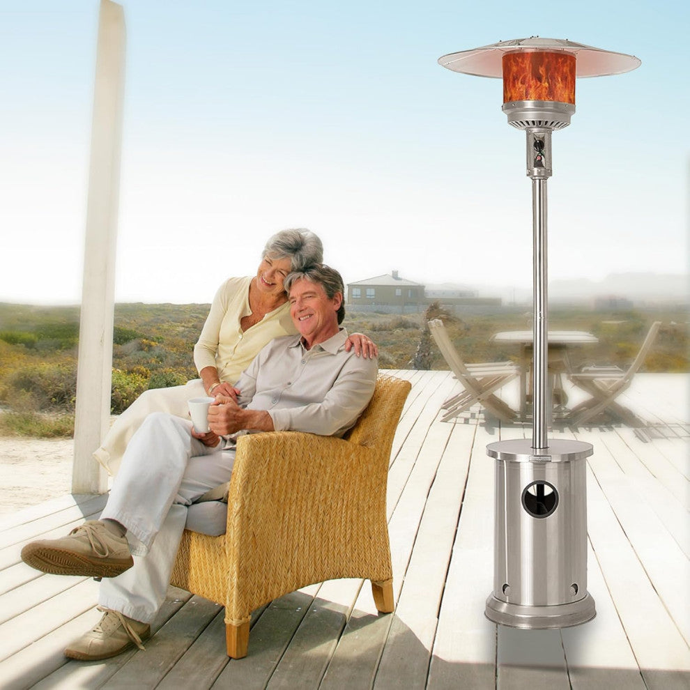Aspect Living Stainless Steel Patio Heater With Table