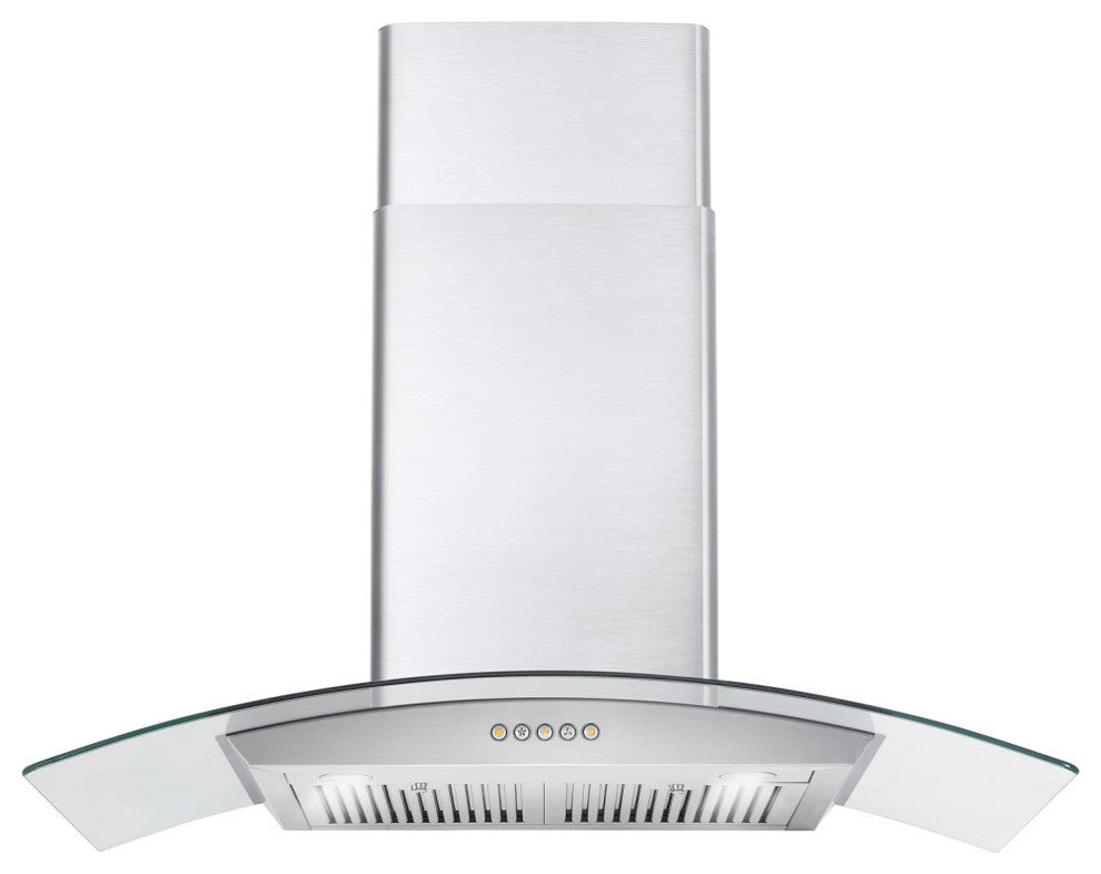 2-Piece Kitchen, 36" Gas Range and 36" Wall Mount Range Hood