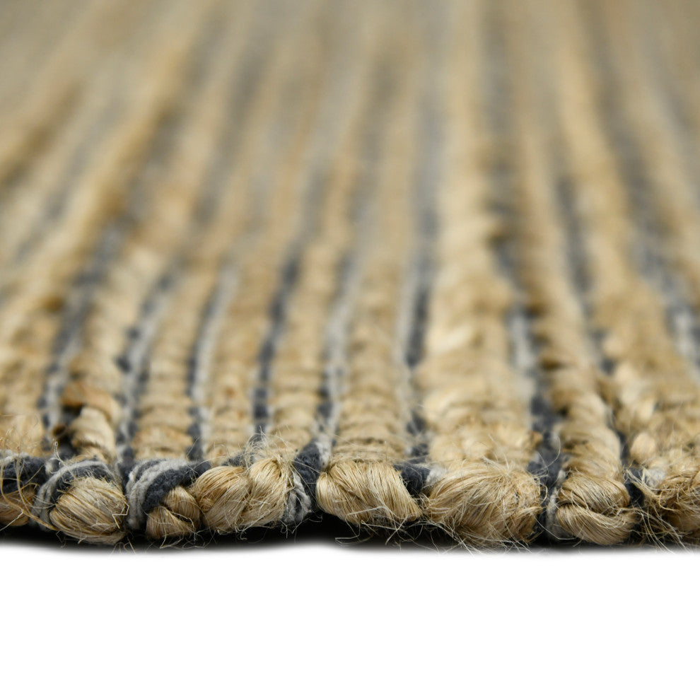 Naturals Sinclair Area Rug, Gray, 5' x 8', Striped