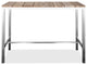 Stone Indoor/Outdoor Bar Table, Brown