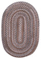 Colonial Mills Oak Harbour OH88 Cashew Traditional Area Rug, Round 6'x6'