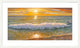 "Onda della sera" Framed Digital Print by Adriano Galasso, 45x27"