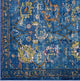 Minu Distressed Floral Lattice 5x8 Area Rug