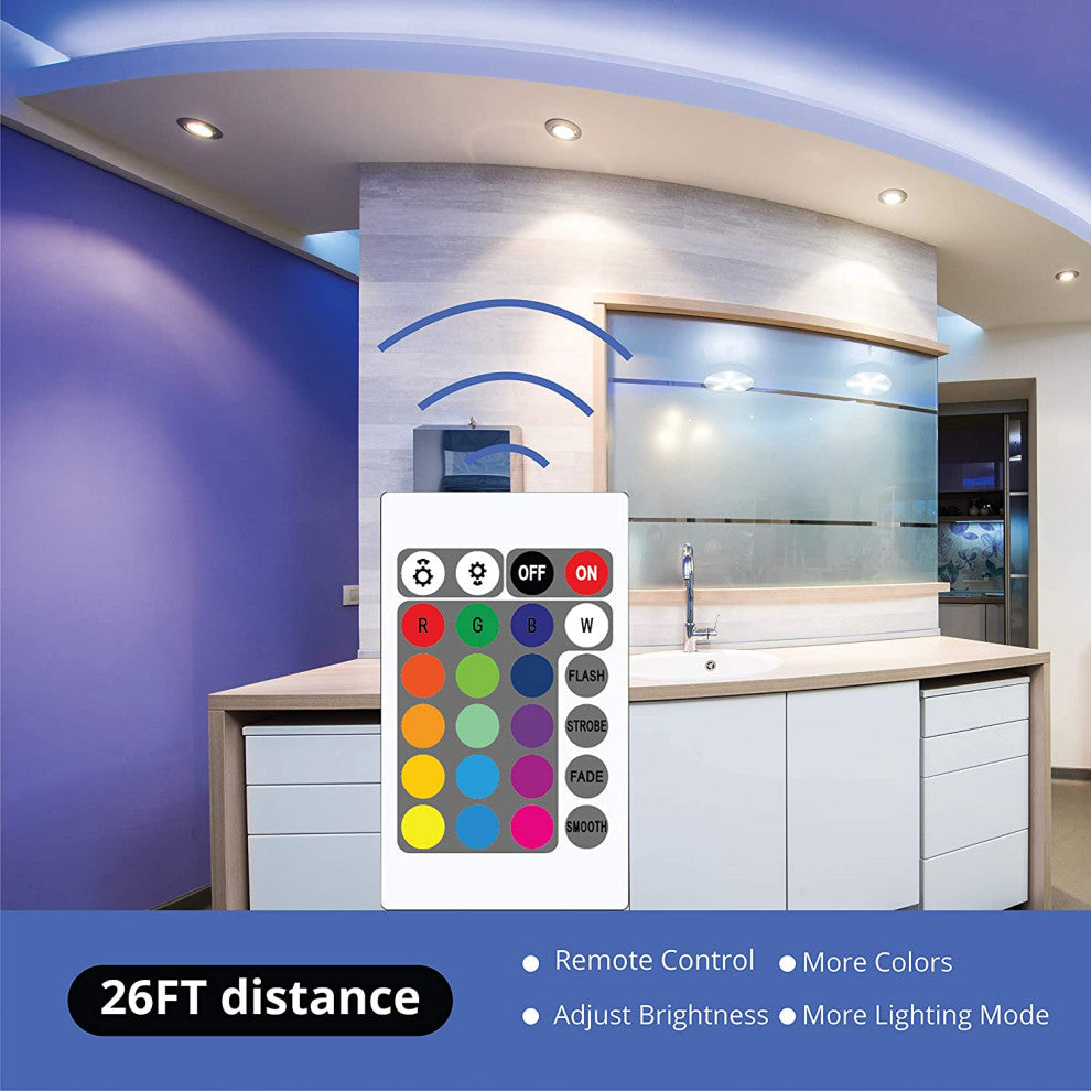 WBM Smart Remote Control Led Strip Light With 24 Key, RGB Led Strip Light 16 ft.