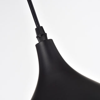 Walter Industrial 1 Light Textured Black Mini Pendant Ceiling Fixture 10" Wide