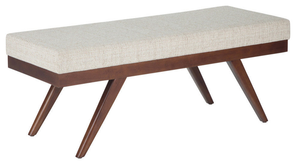 Chanelle Mid Century Ottoman Bench