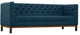 Modern Azure Panache Living Room Set Upholstered Fabric, 3-Piece Set