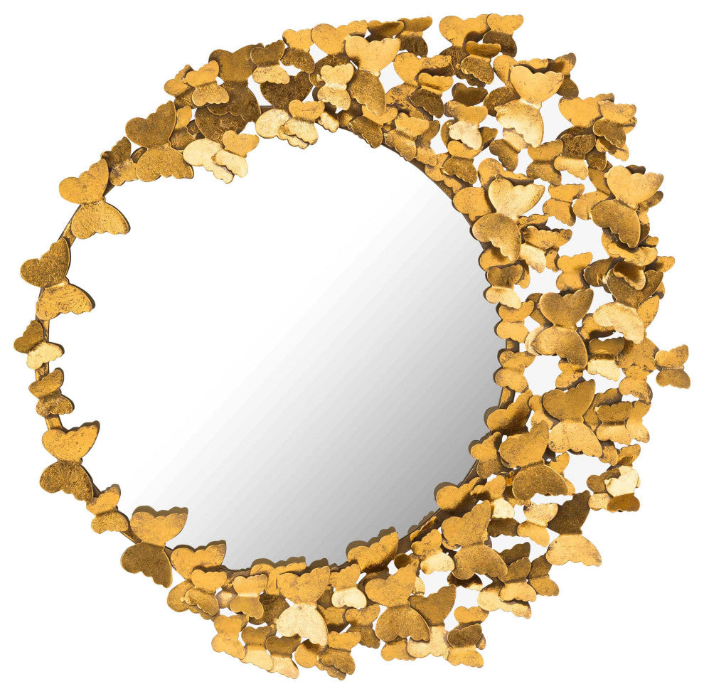 Butterfly Gold Mirror