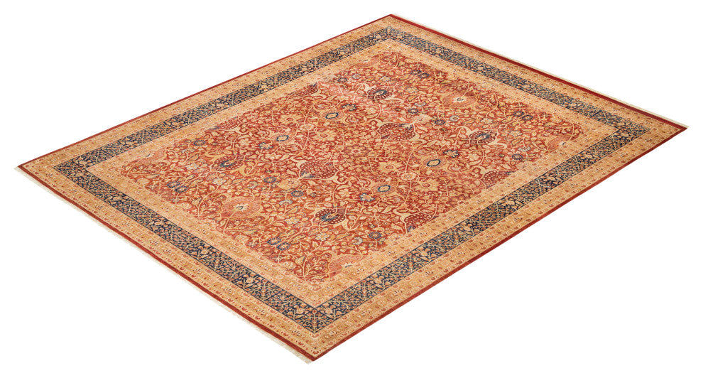 Mogul, One-of-a-Kind Hand-Knotted Area Rug Orange, 8'4"x10'5"