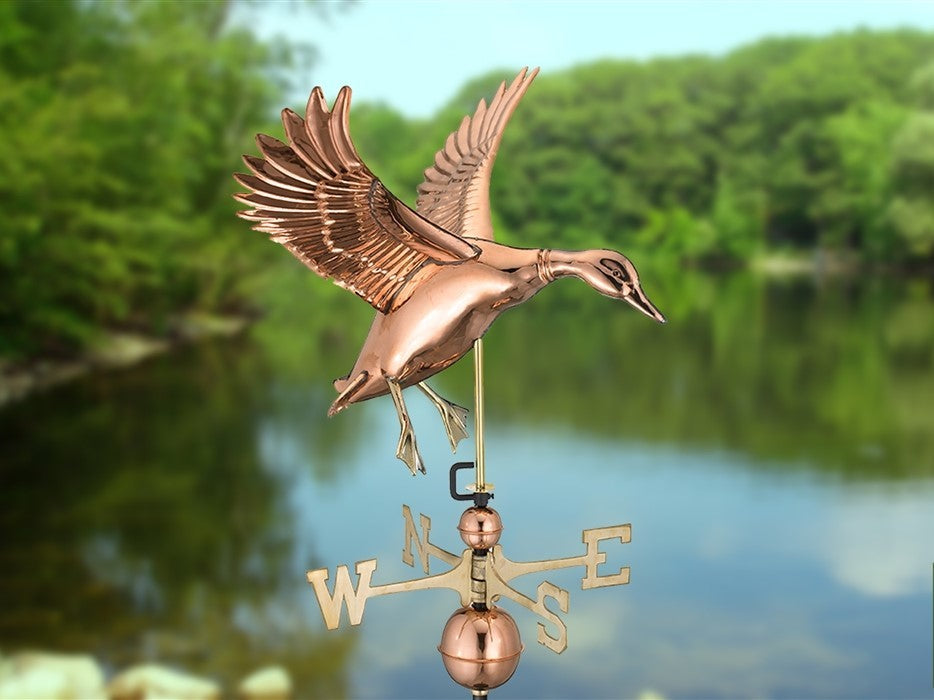 Landing Duck Weathervane