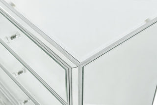 Dresser 6 Drawers 60" W X 18" D X 32" H, Antique Silver Paint