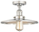 Innovations Lighting 517-1CH-PC-MFR-PC-12-LED 1 Light 12" Semi-Flush Mount